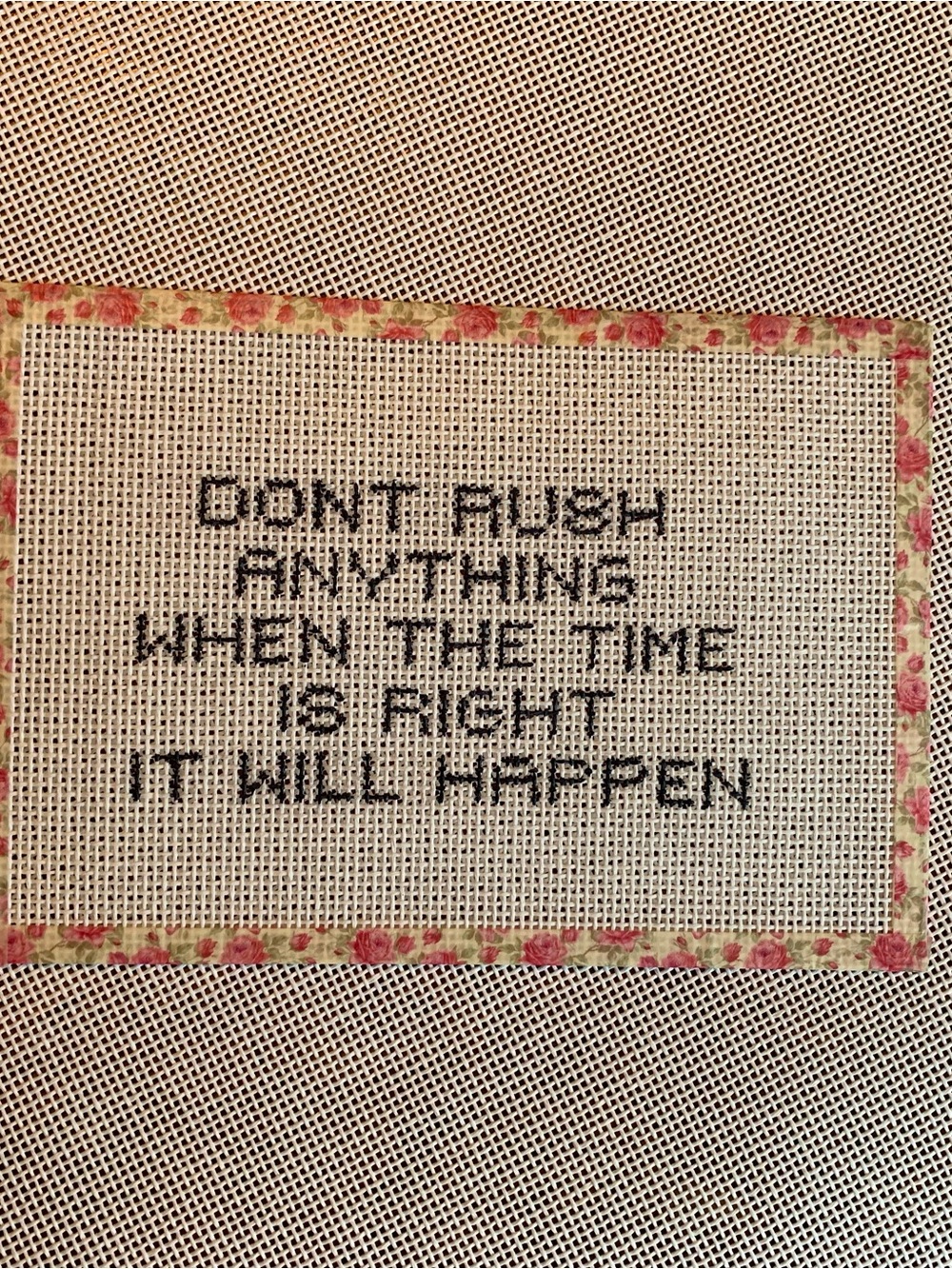 Hand Painted Needlepoint Canvas